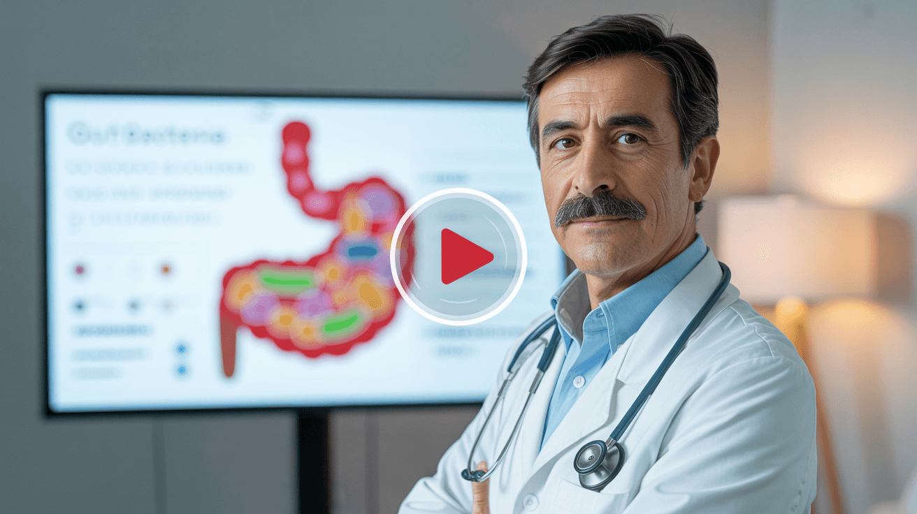 Doctor explicando solución